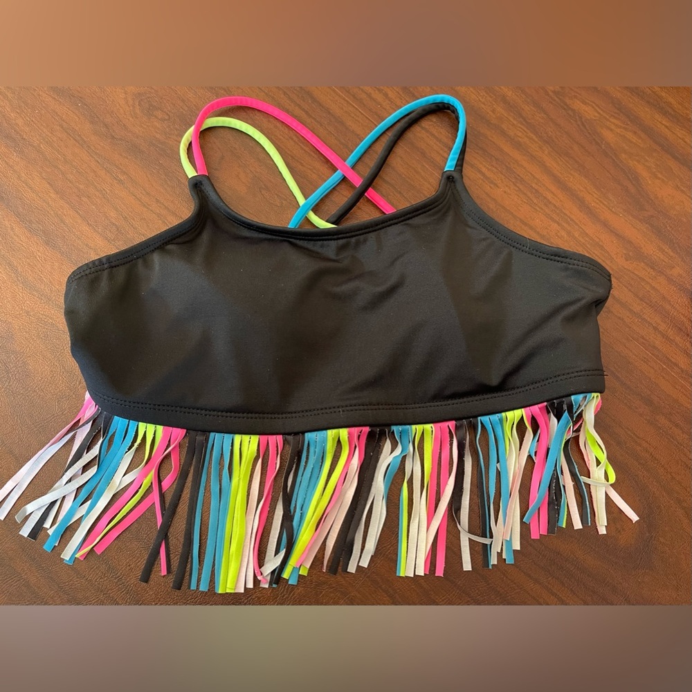 Justice Girls size 16 bikini swim top